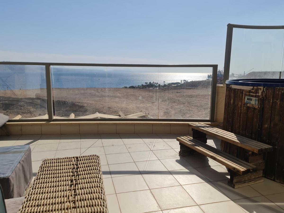 Top-Luxury Exclusive Аpt With Jacuzzi In Front Of The Sea Eilat Luaran gambar