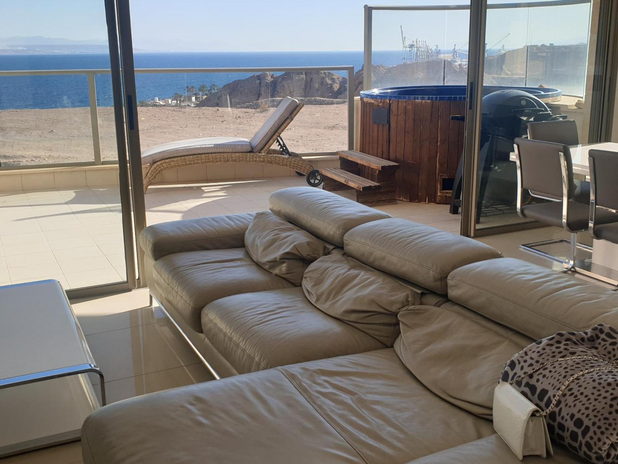 Top-Luxury Exclusive Аpt With Jacuzzi In Front Of The Sea Eilat Luaran gambar