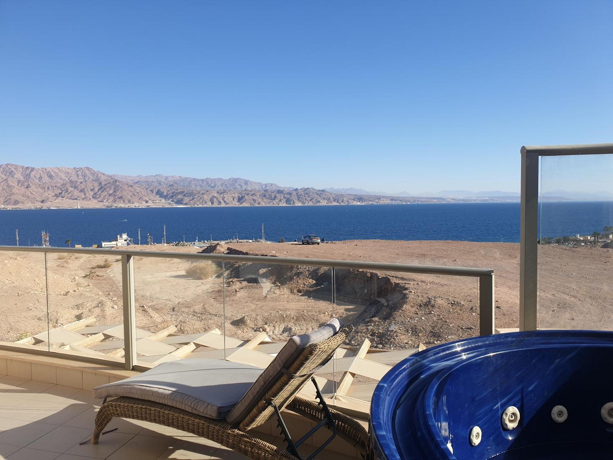 Top-Luxury Exclusive Аpt With Jacuzzi In Front Of The Sea Eilat Luaran gambar